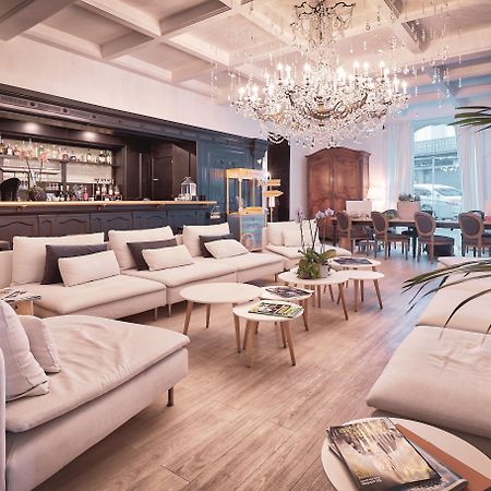 Belfry & Spa By Ligne St Barth ลูร์ด ภายนอก รูปภาพ The interior of the lounge